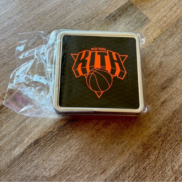 kith x New York Knicks limited edition black coasters new in box PLAYOFFS - Picture 2 of 5